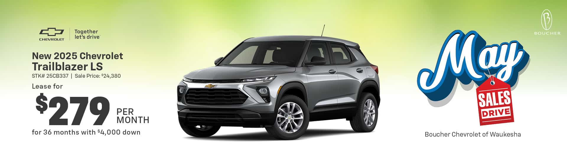 May 25 - 2025 Chevy Trailblazer LS in Waukesha, WI
