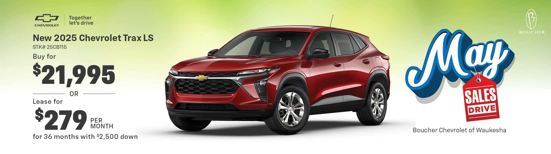 May 25 - 2025 Chevy Trax LS in Waukesha, WI