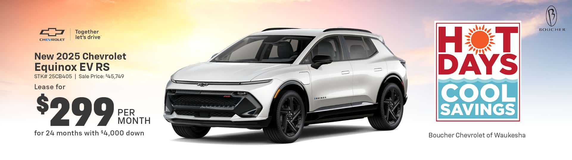 June 25 - 2025 Chevrolet Equinox EV RS in Waukesha, WI