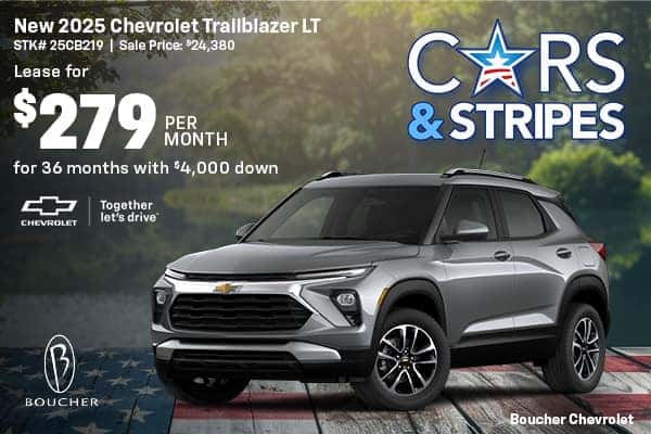 Lease a new 2025 Chevy Trailblazer LT in Waukesha, WI