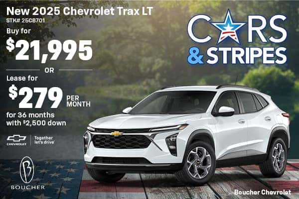 Save on a new 2025 Chevy Trax LT in Waukesha, WI