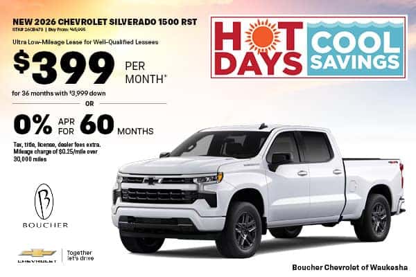 Save on a New 2026 Chevrolet Silverado 1500 RST!
