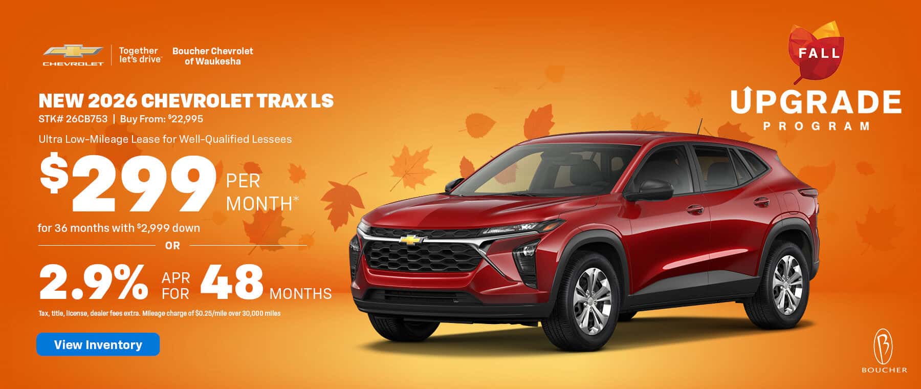 Save on a New 2026 Chevy Trax LS