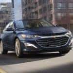 Blue 2022 Chevy Malibu