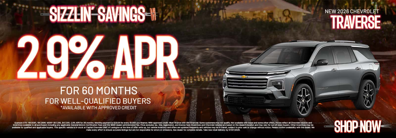 New 2026 Chevrolet Traverse