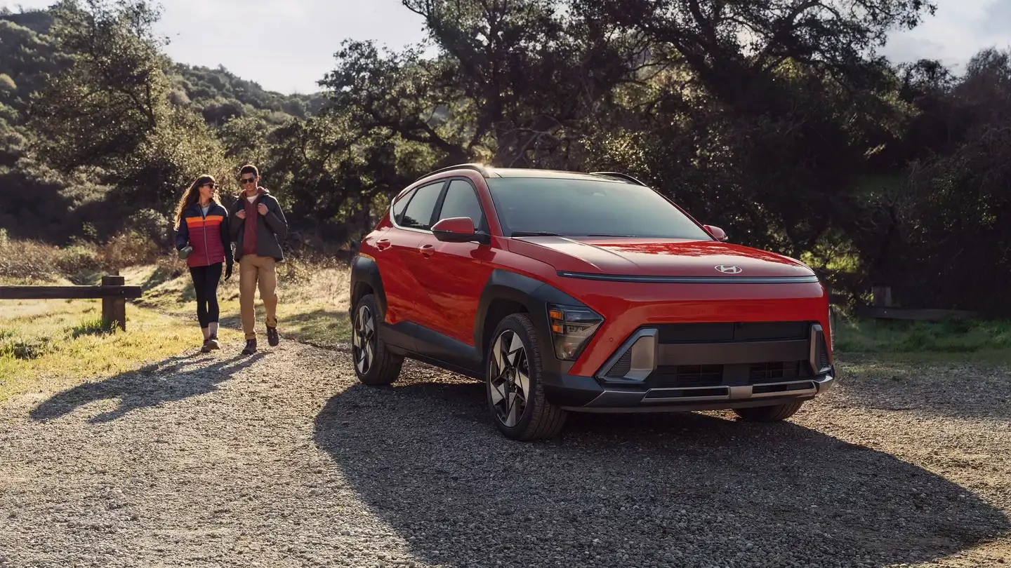 Red 2026 Hyundai Kona