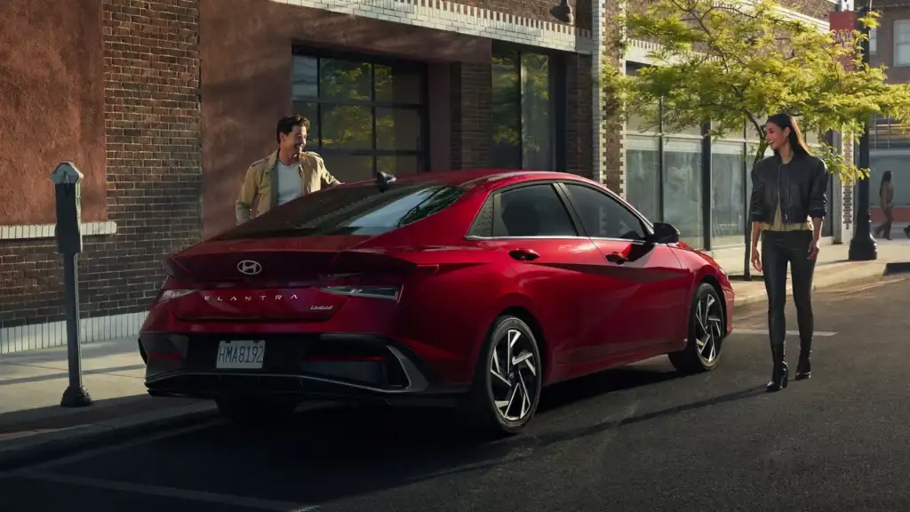 Red 2026 Hyundai Elantra