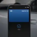 Hyundai Pay screen iphone