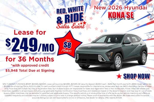 New 2026 Hyundai Kona SE