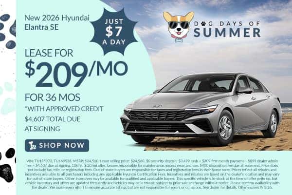New 2026 Hyundai Elantra SE