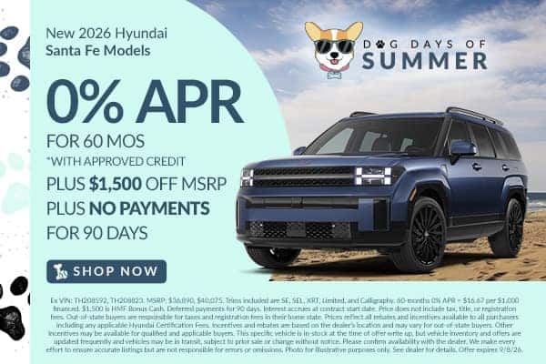 New 2026 Hyundai Santa Fe Models