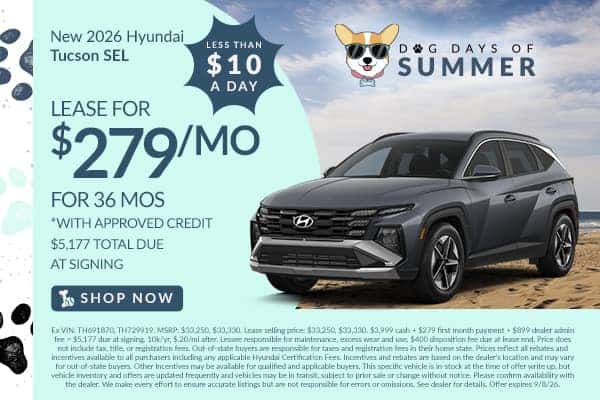 New 2026 Hyundai Tucson SEL