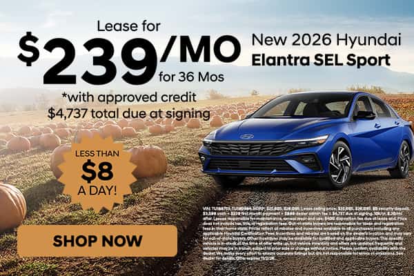 New 2026 Hyundai Elantra SE