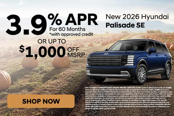 New 2026 Hyundai Palisade SE
