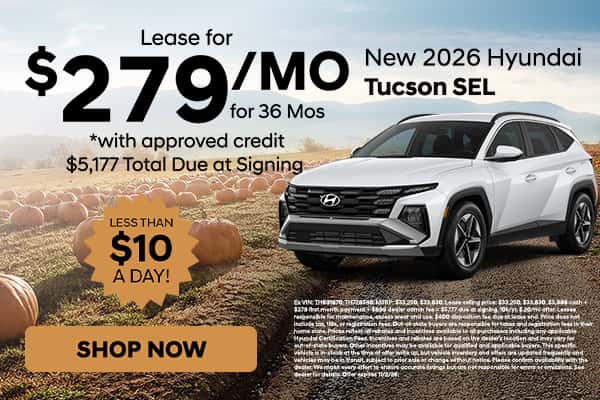 New 2026 Hyundai Tucson SEL