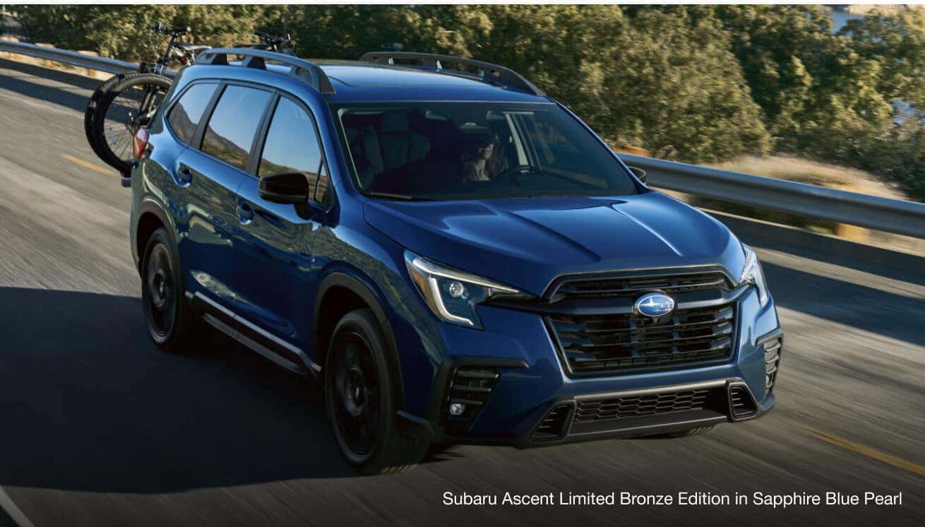 Subaru Ascent Limited Bronze Edition in Sapphire Blue Pearl