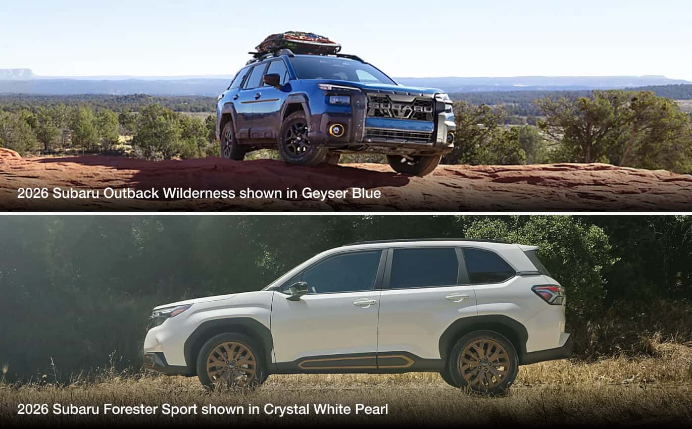 Subaru Forester vs. Subaru Outback Trims