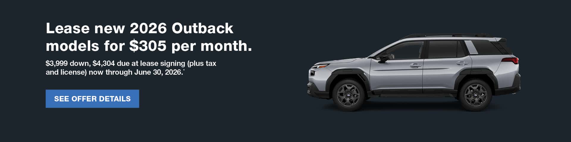 Outback Lease Offer