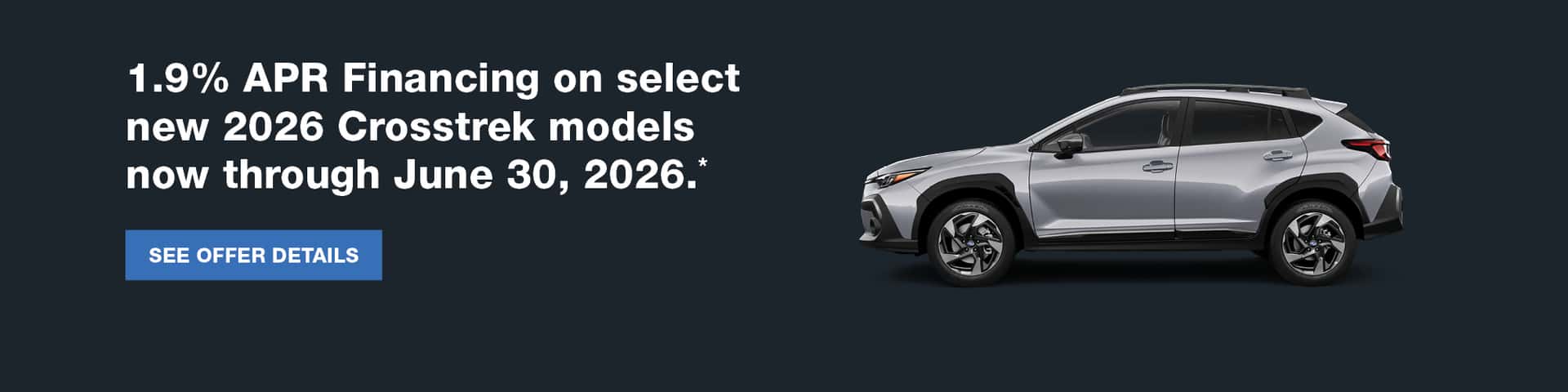 Crosstrek APR Financing