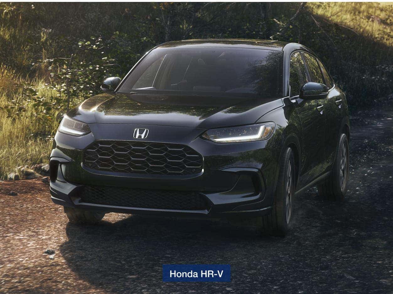 2026 Honda HR-V on a sunlit forest trail.