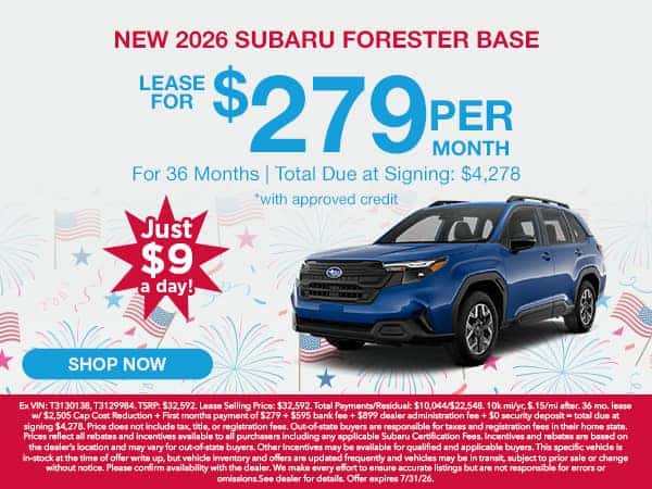 New 2026 Subaru Forester Base