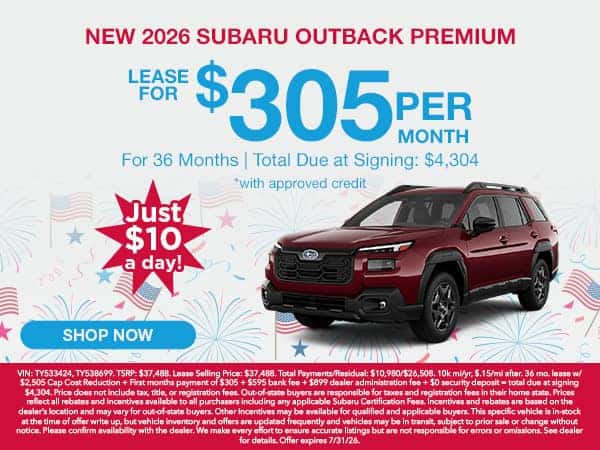 New 2026 Subaru Outback Premium