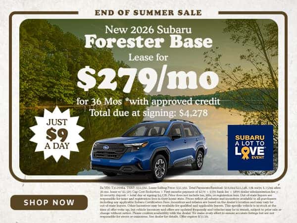 New 2026 Subaru Forester Base