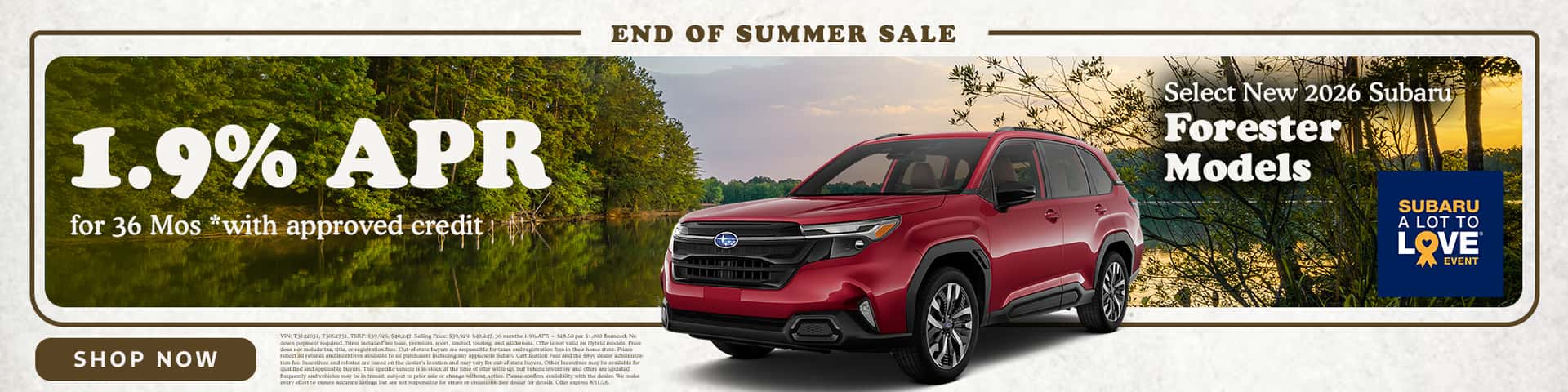 forester apr