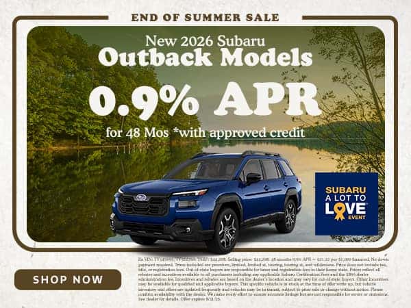New 2026 Subaru Outback Models