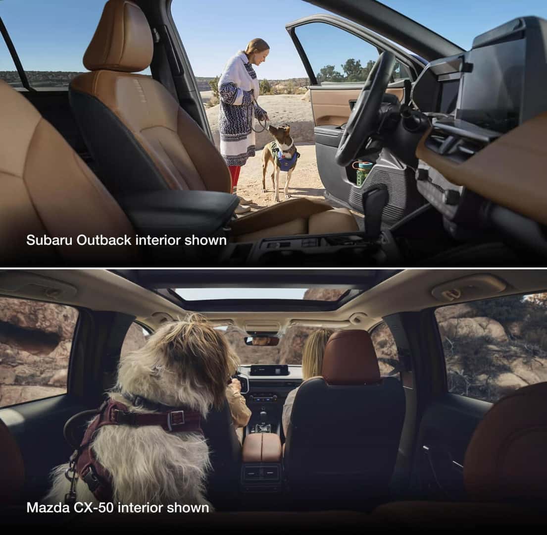 Subaru Outback vs. Mazda CX-50 Interior Features