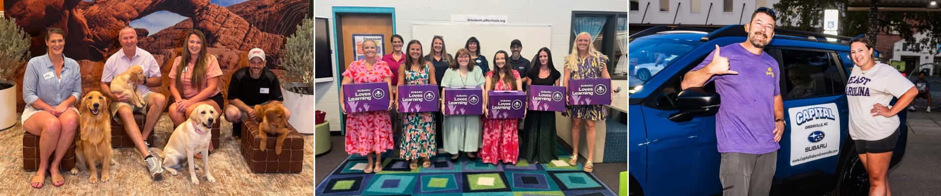Community members supporting local pets, education, and outreach initiatives.