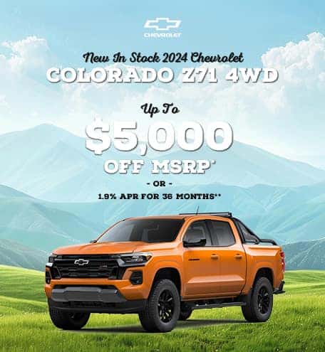New In Stock 2024 Chevrolet Colorado Z71 4WD