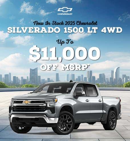 New In Stock 2025 Chevrolet Silverado 1500 LT 4WD