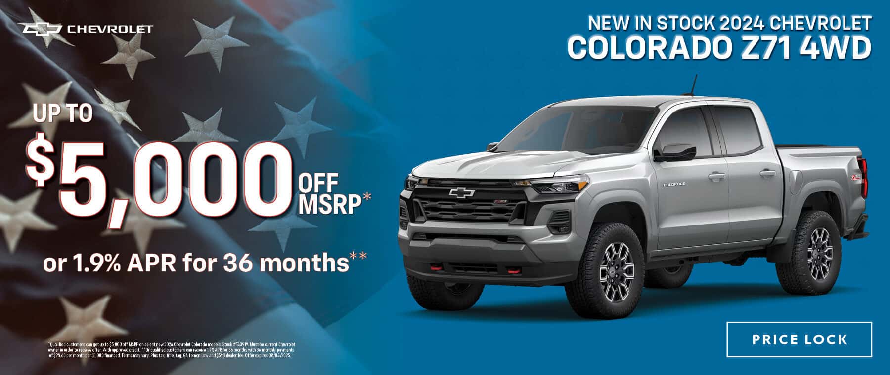 New In Stock 2024 Chevrolet Colorado Z71 4WD