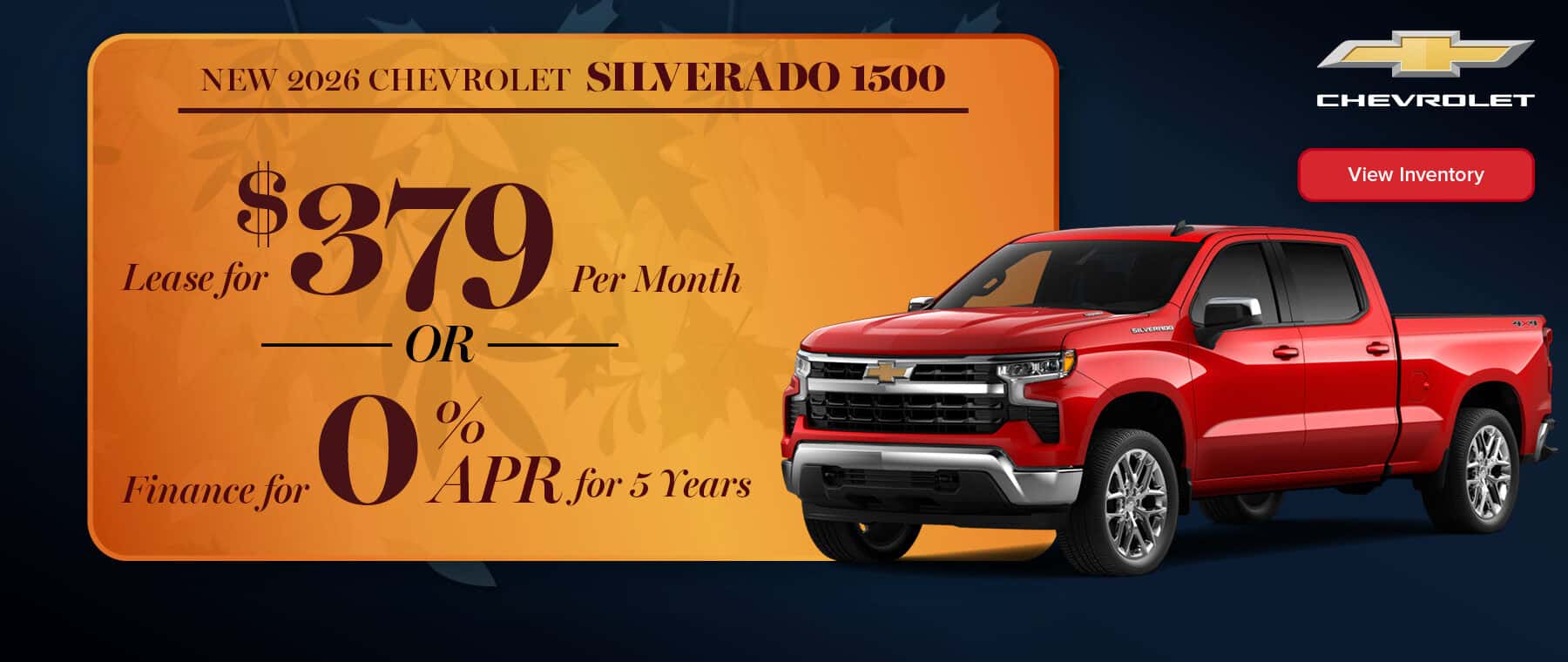 New 2026 CHEVROLET Silverado 1500