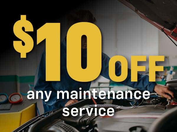 $10 off any maintenance