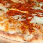 pepperoni pizza close up