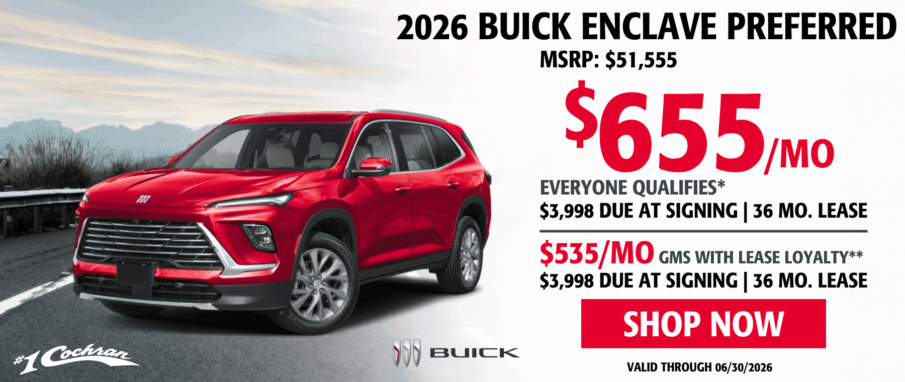 Buick Enclave Lease Offer