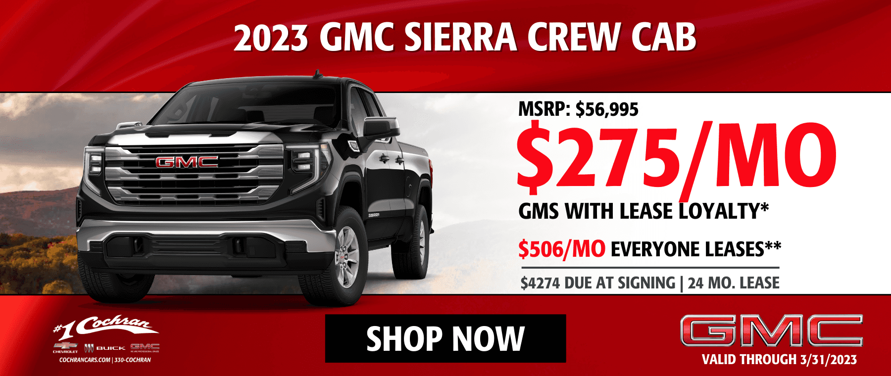 2023 GMC Sierra Lease Offers