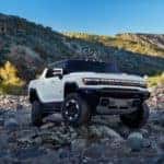 white 2023 Hummer Pickup EV