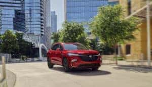 Red 2024 Buick Enclave Essence SUV