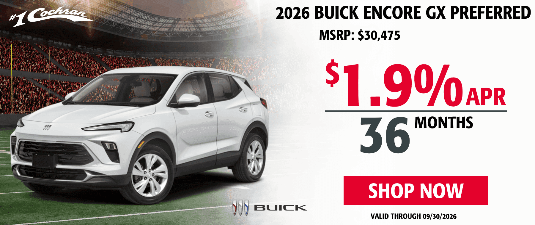 Sept 2026 Encore GX Purchase Offer