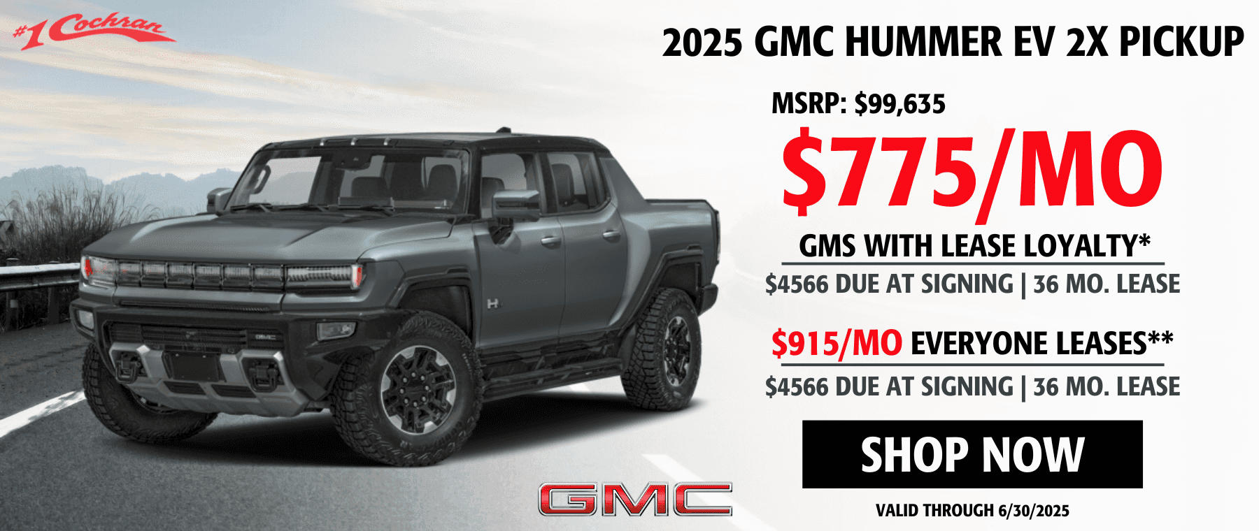 6 June 2025 Hummer EV Lease Offer DSK
