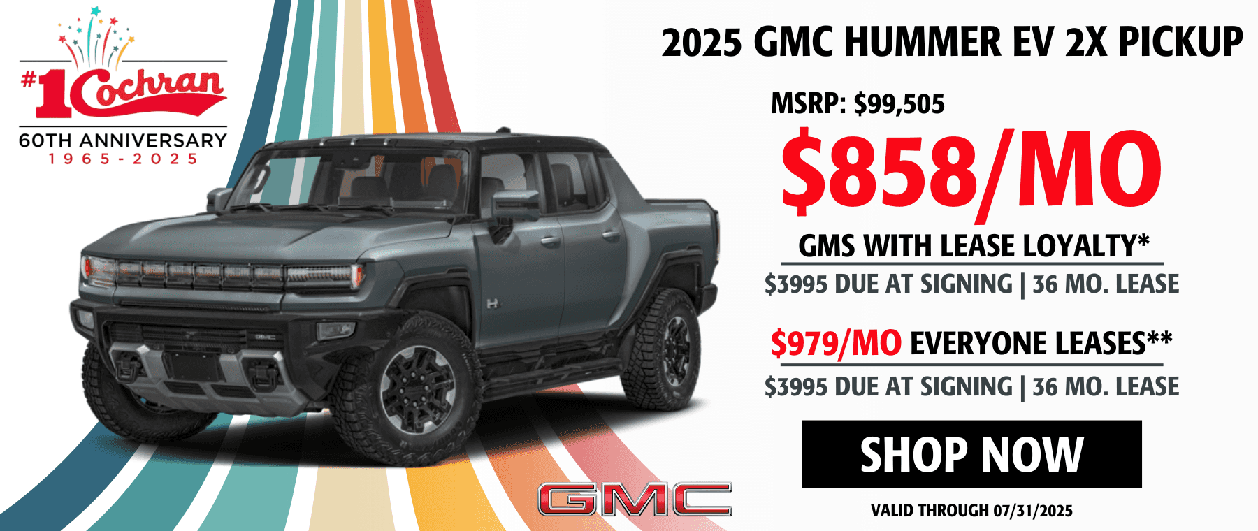 7 July 2025 Hummer EV Lease Offer DSK