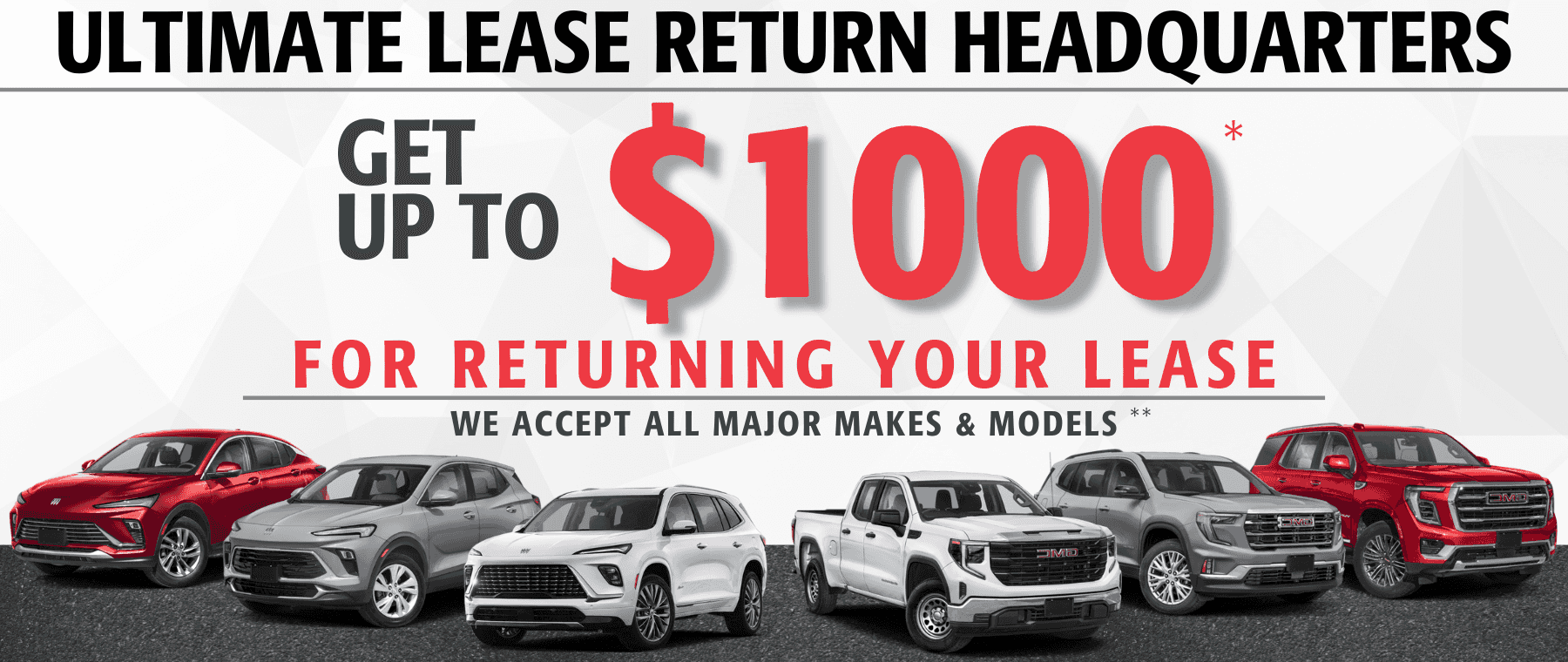 ULTIMATE LEASE RETURN HEADQUARTERS - April BG 25
