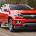 red 2016 Chevy Colorado Duramax Diesel