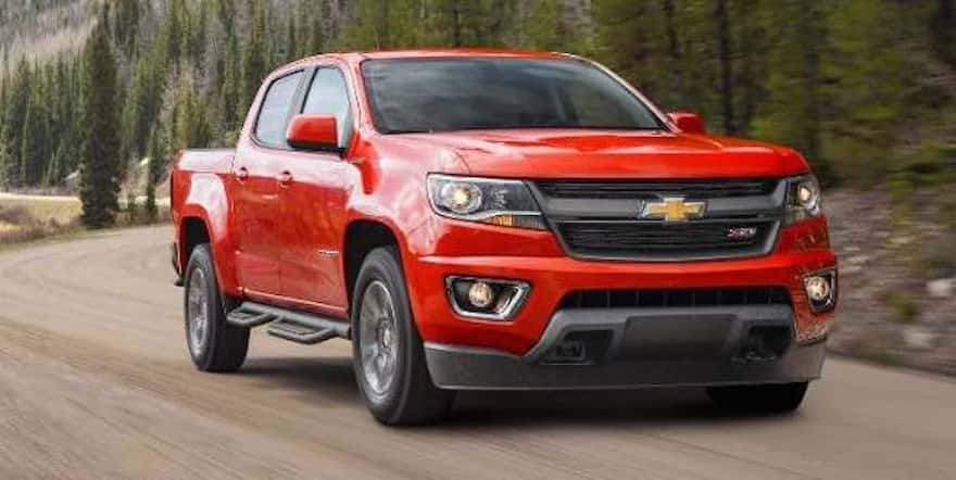 red 2016 Chevy Colorado Duramax Diesel
