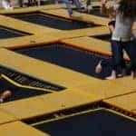 Trampoline Park yellow trampoline