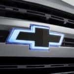 chevy logo on truck grill