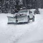 chevy silverado with snow plow
